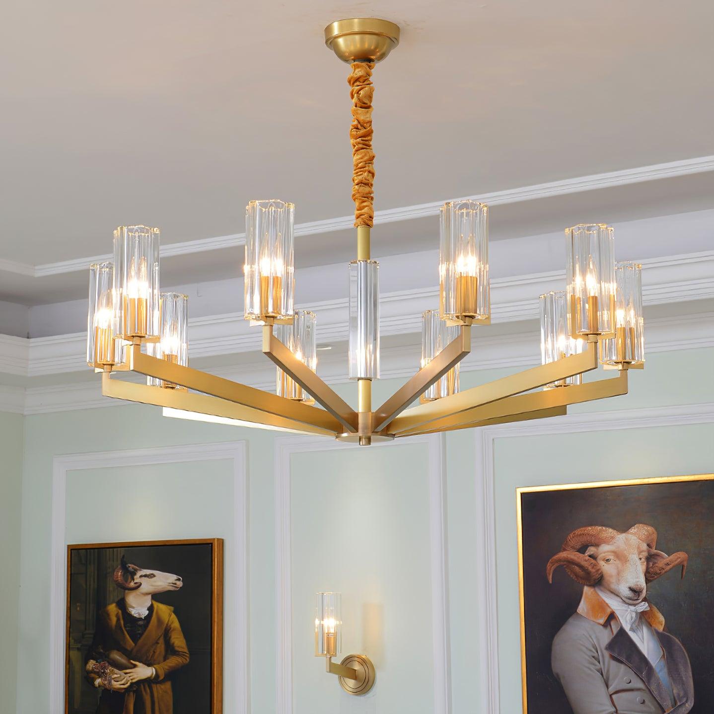 Kayla Brass Chandelier - Blowlighting