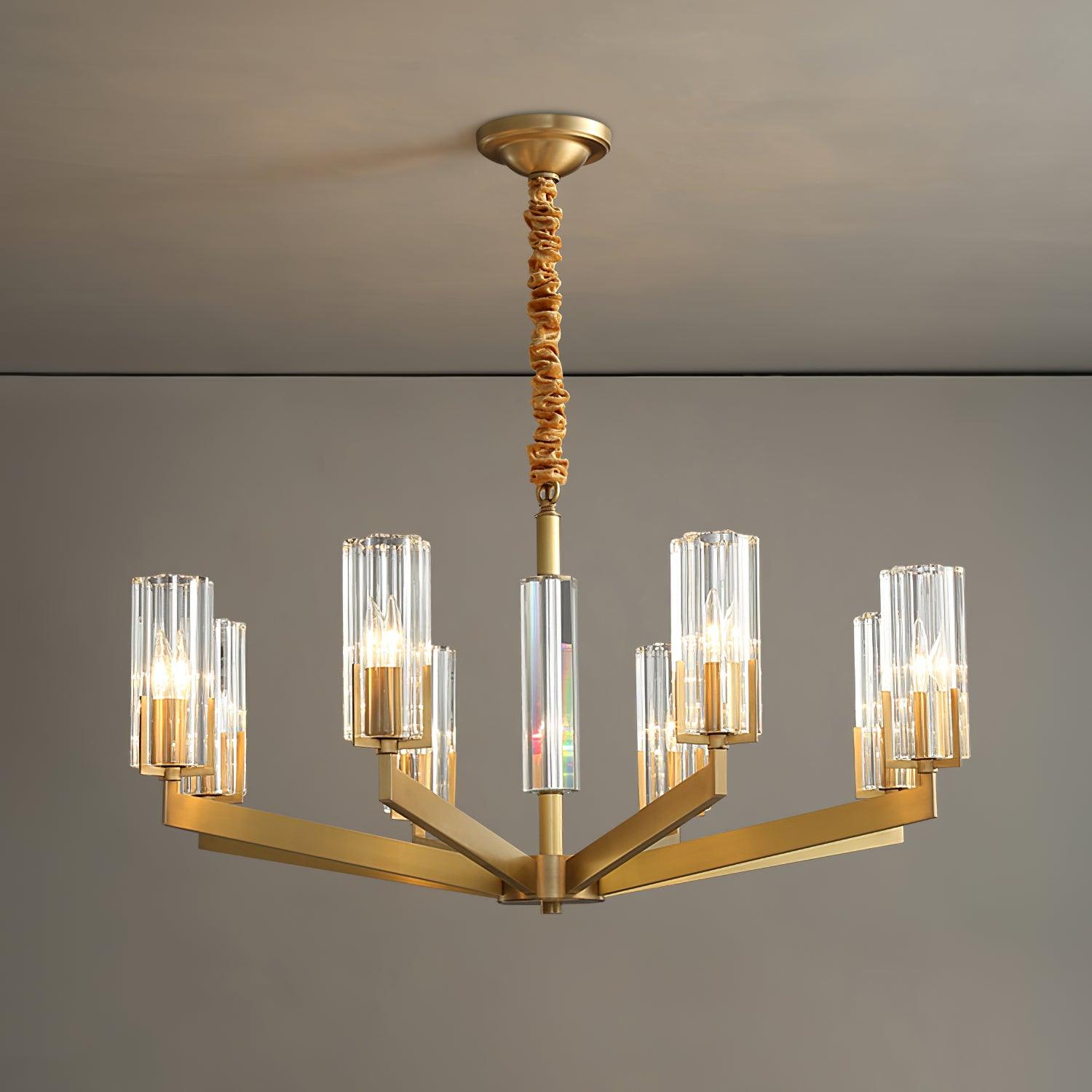 Kayla Brass Chandelier - Blowlighting