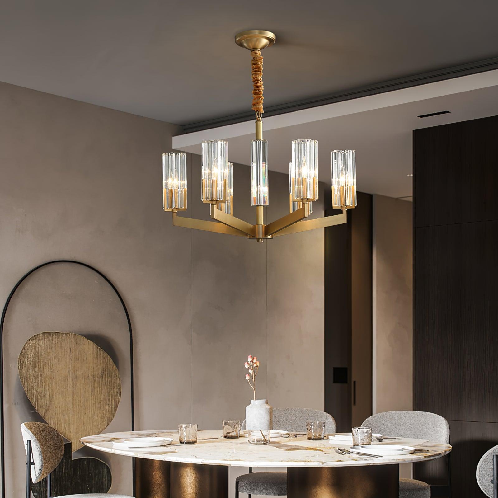 Kayla Brass Chandelier - Blowlighting