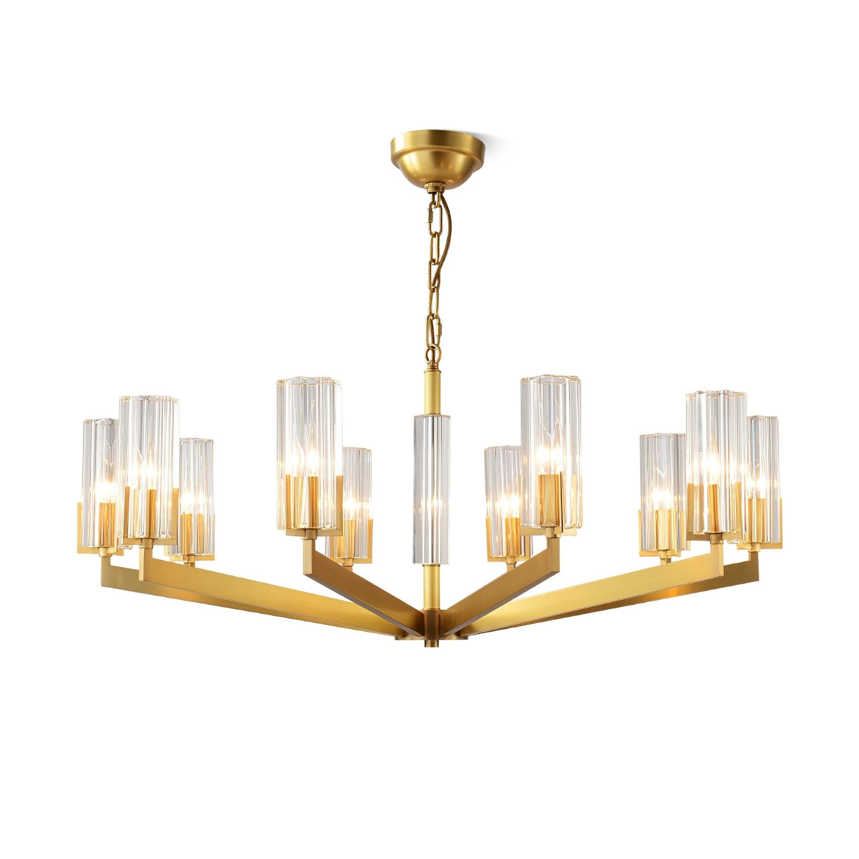Kayla Brass Chandelier - Blowlighting