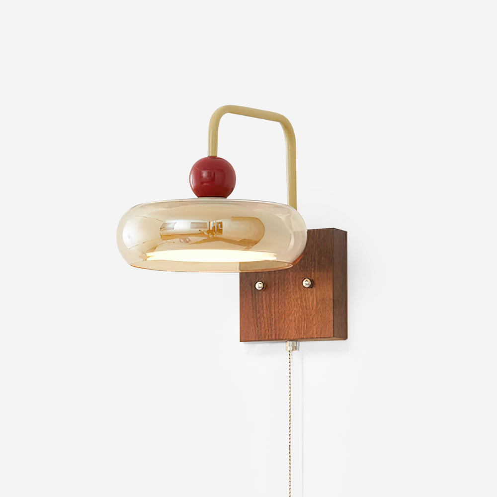 Eplio Retro Metal & Glass Wall Lamp - Letslighting