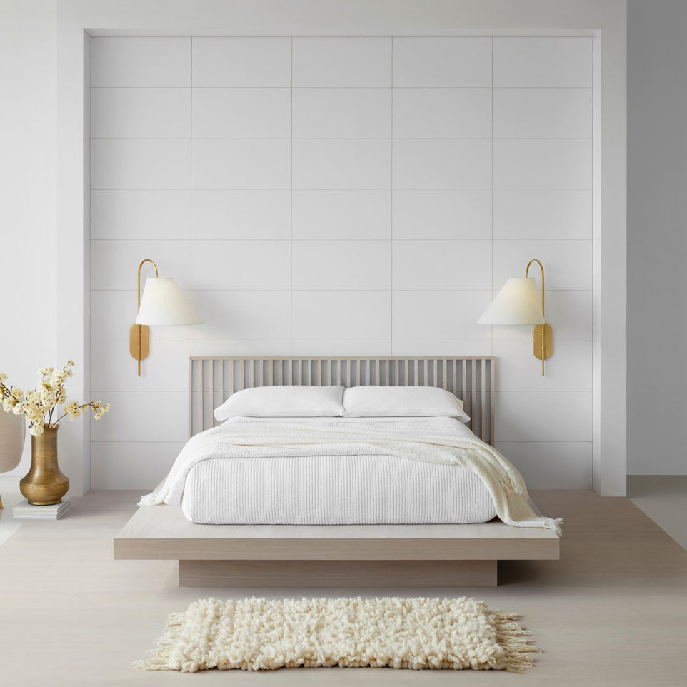 Nyphaiel Modern Minimalist Brass Fabric Wall Lamp - Lamp Copper