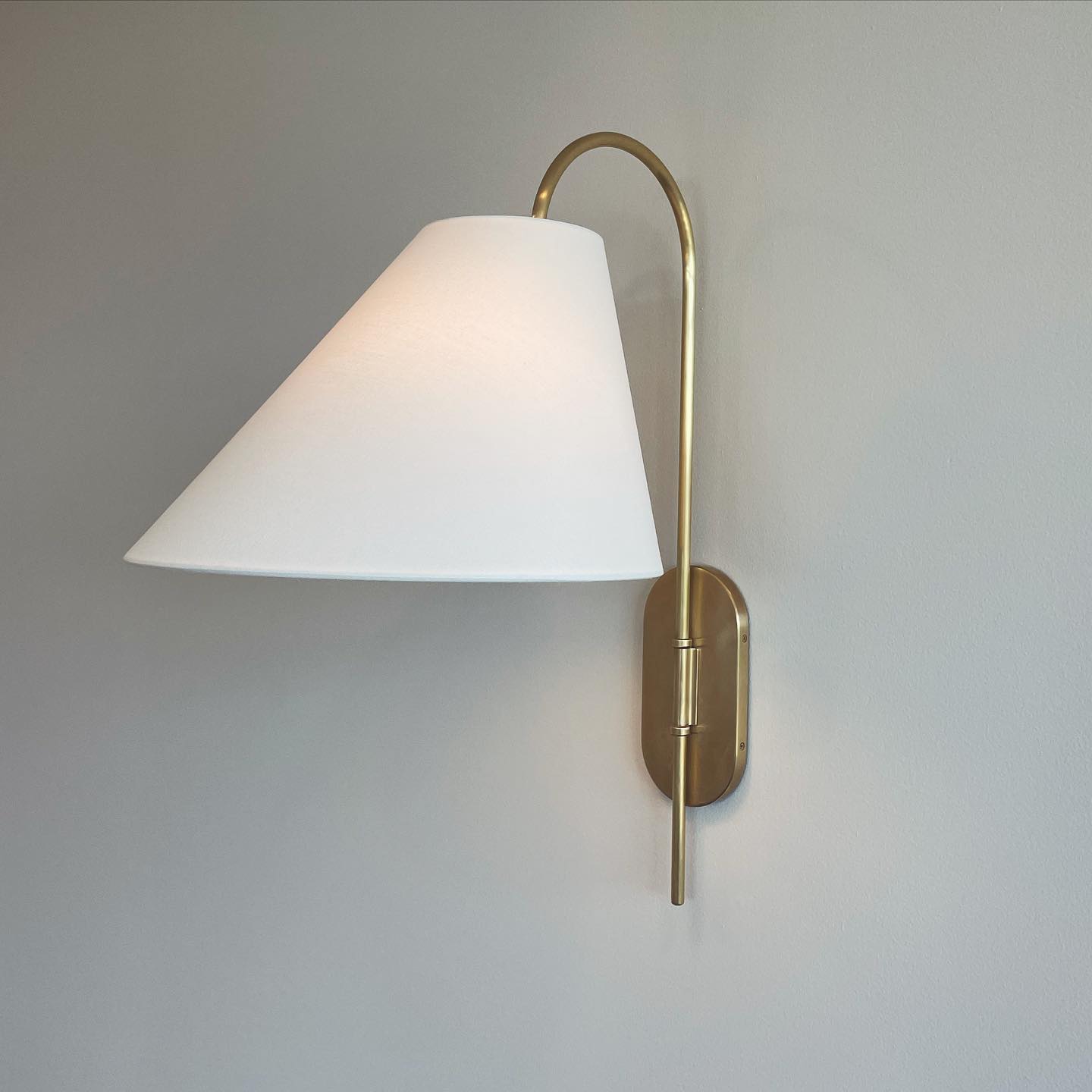 Nyphaiel Modern Minimalist Brass Fabric Wall Lamp - Lamp Copper