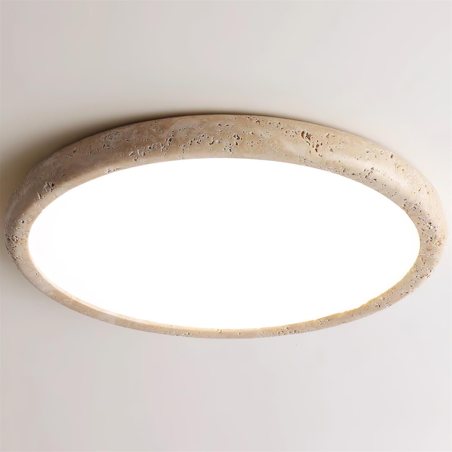 Lunaro Travertine Ceiling Light - Letslighting