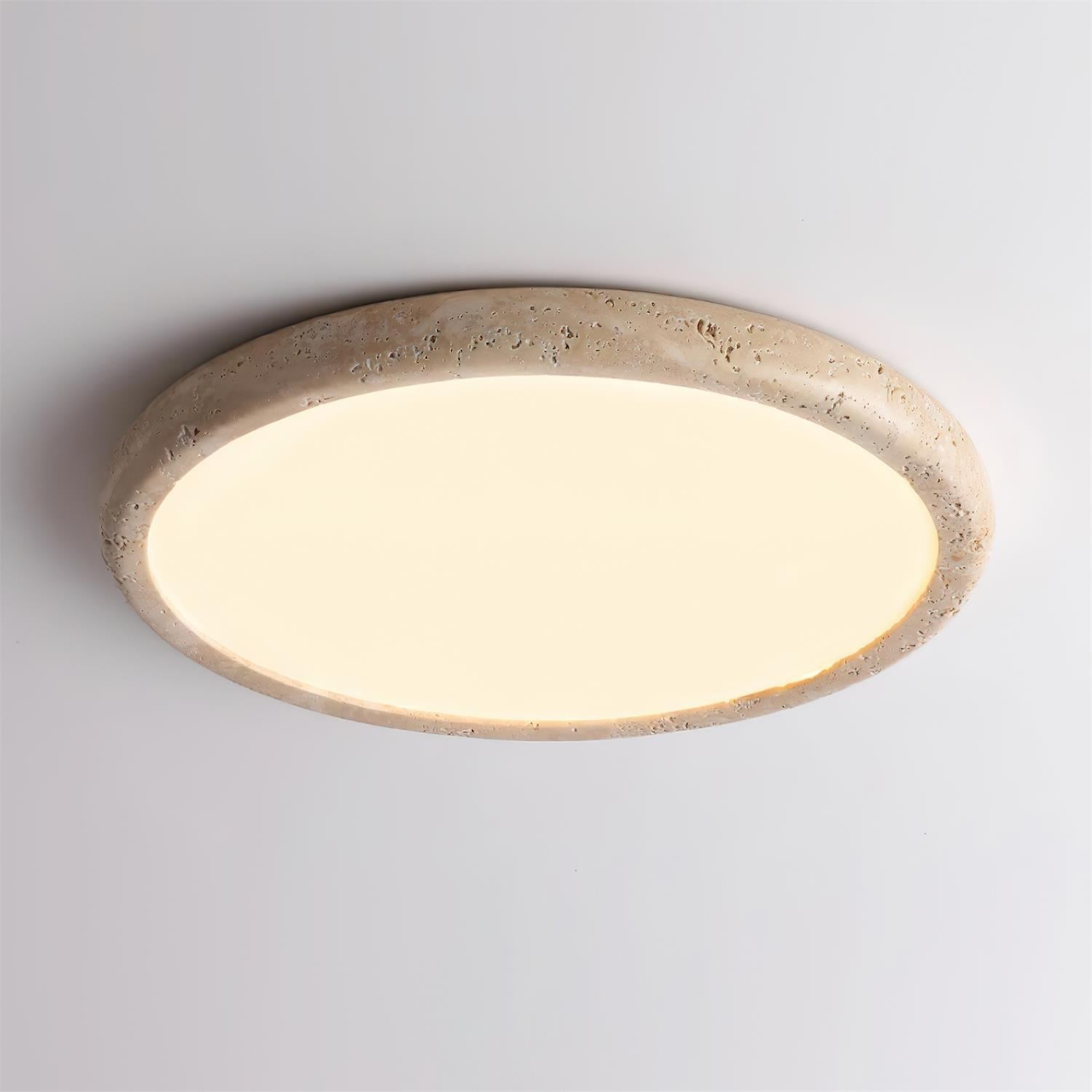 Lunaro Travertine Ceiling Light - Letslighting