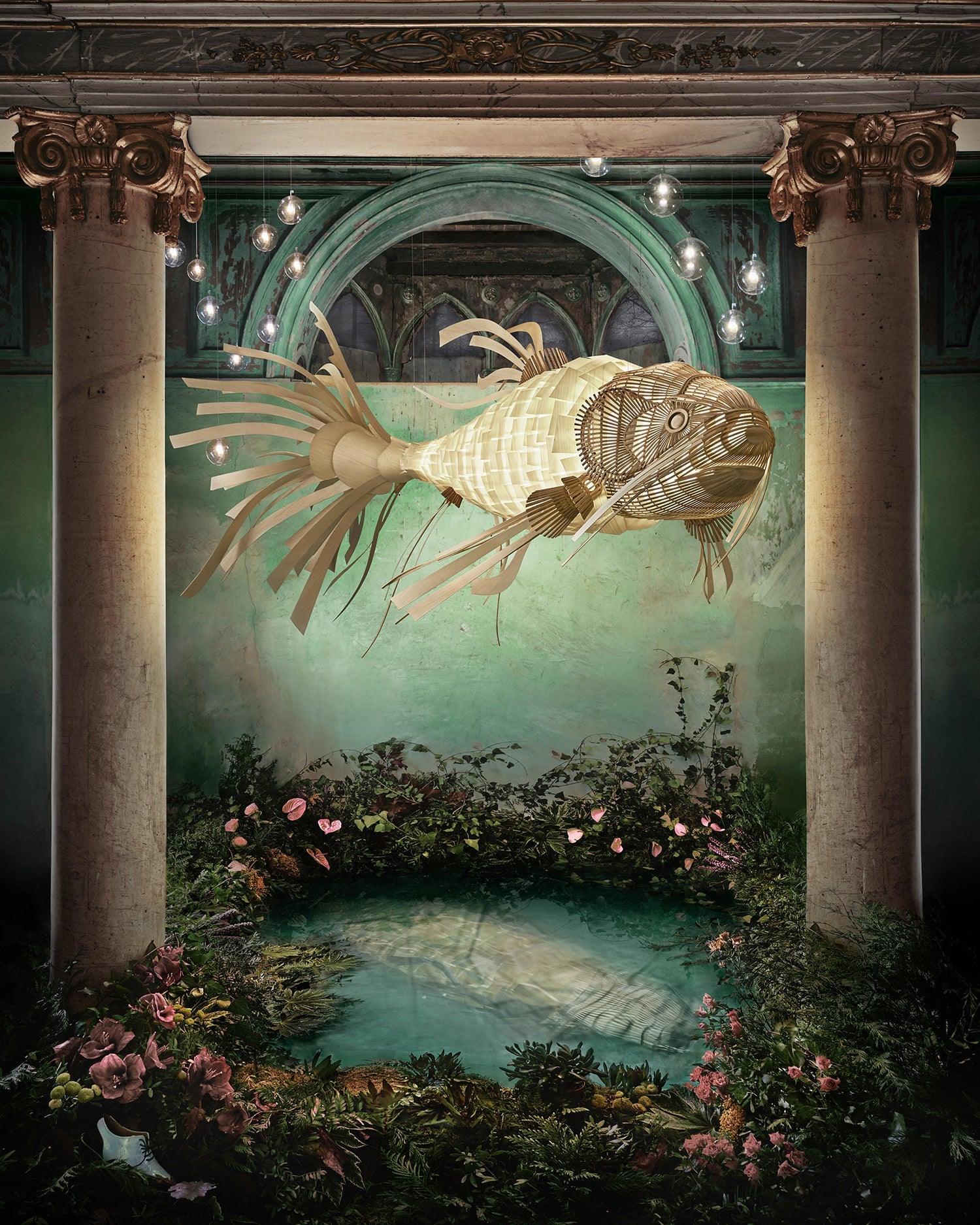 Koi Chandelier - Blowlighting