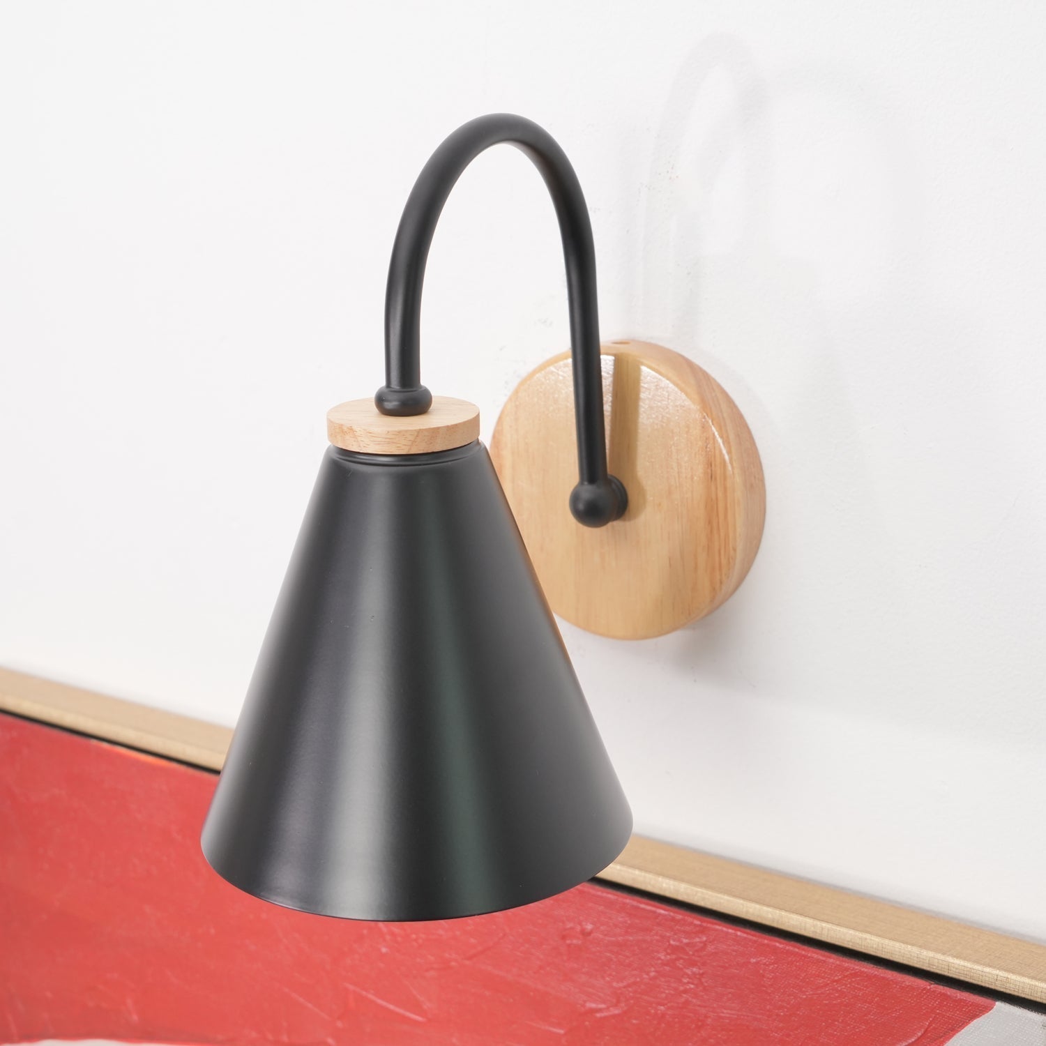 Muto Lampada da Parete in Legno Nordic