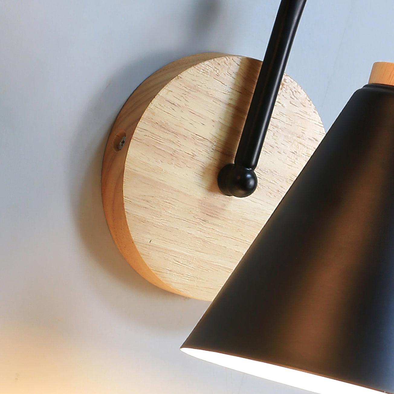 Muto Lampada da Parete in Legno Nordic