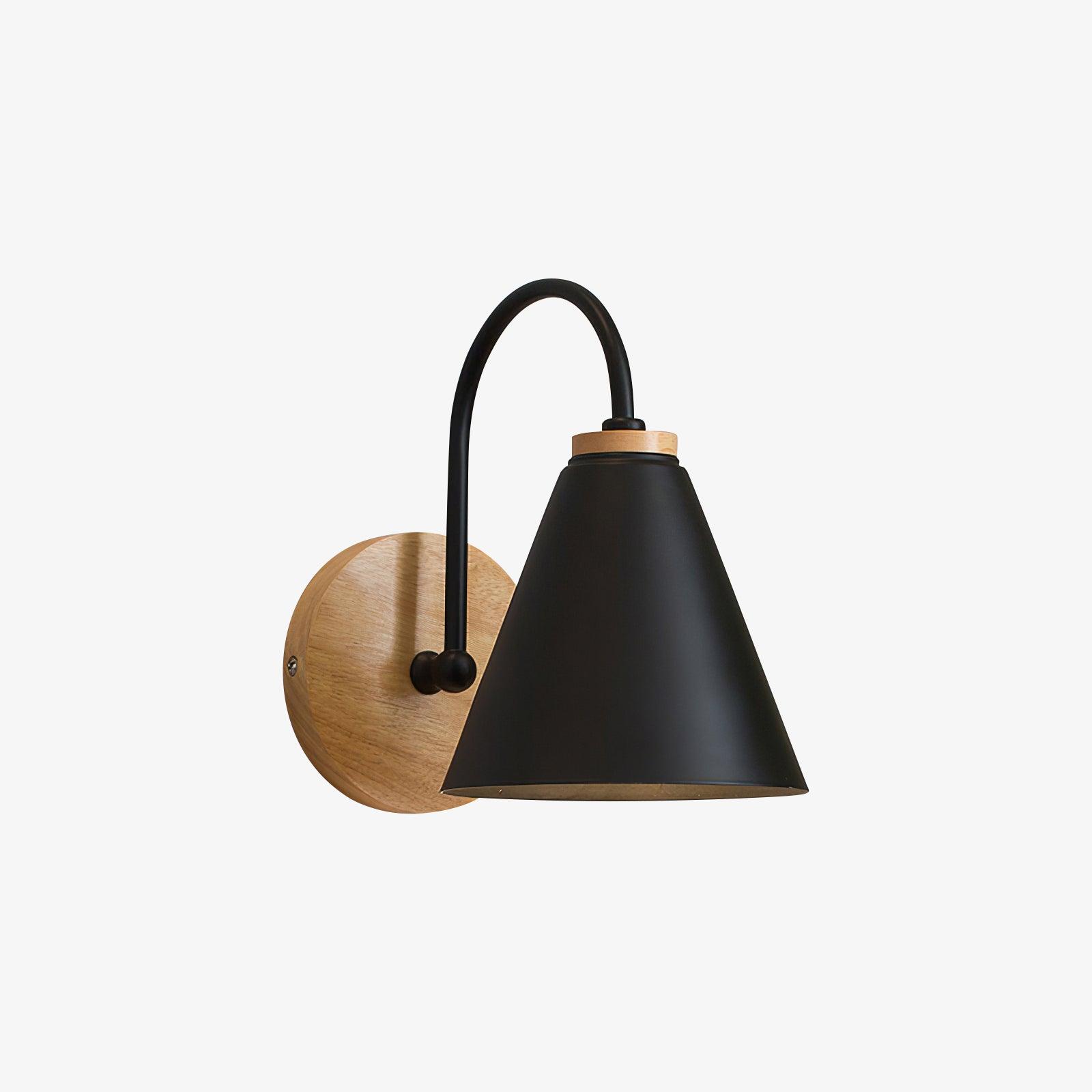 Muto Lampada da Parete in Legno Nordic