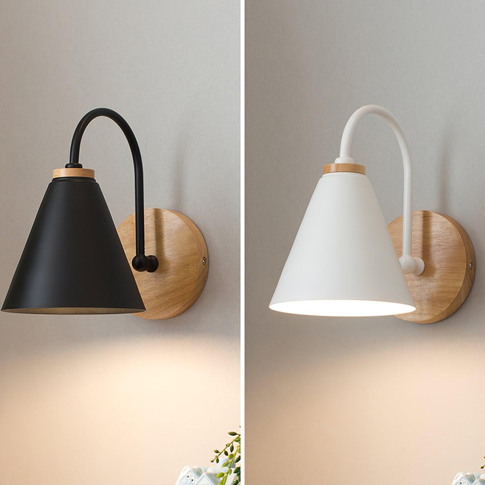Muto Lampada da Parete in Legno Nordic