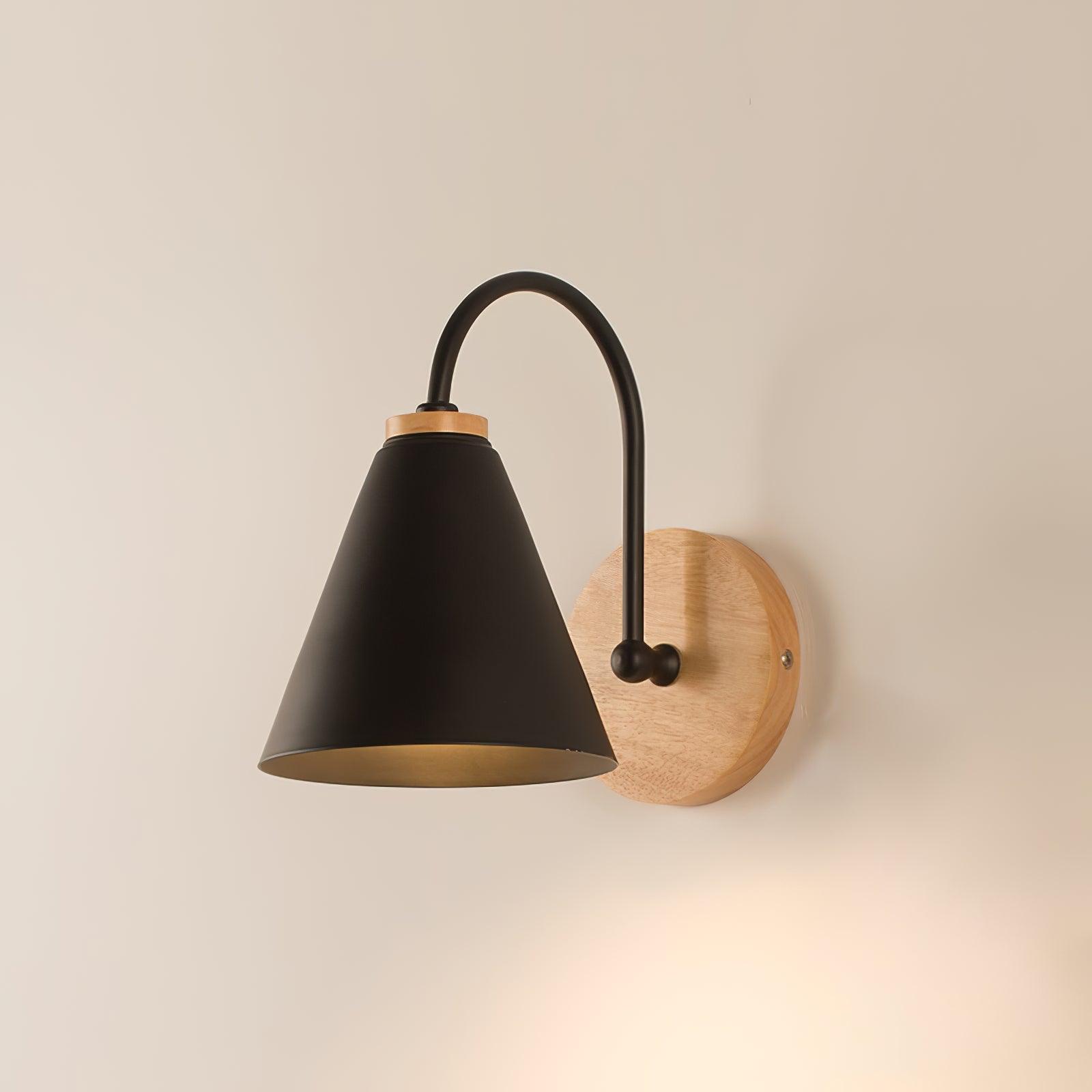 Muto Lampada da Parete in Legno Nordic
