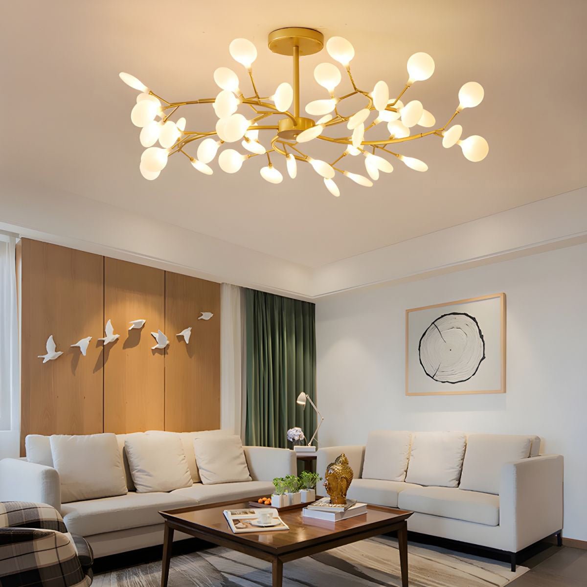LED Firefly Sputnik Chandelier - Blowlighting