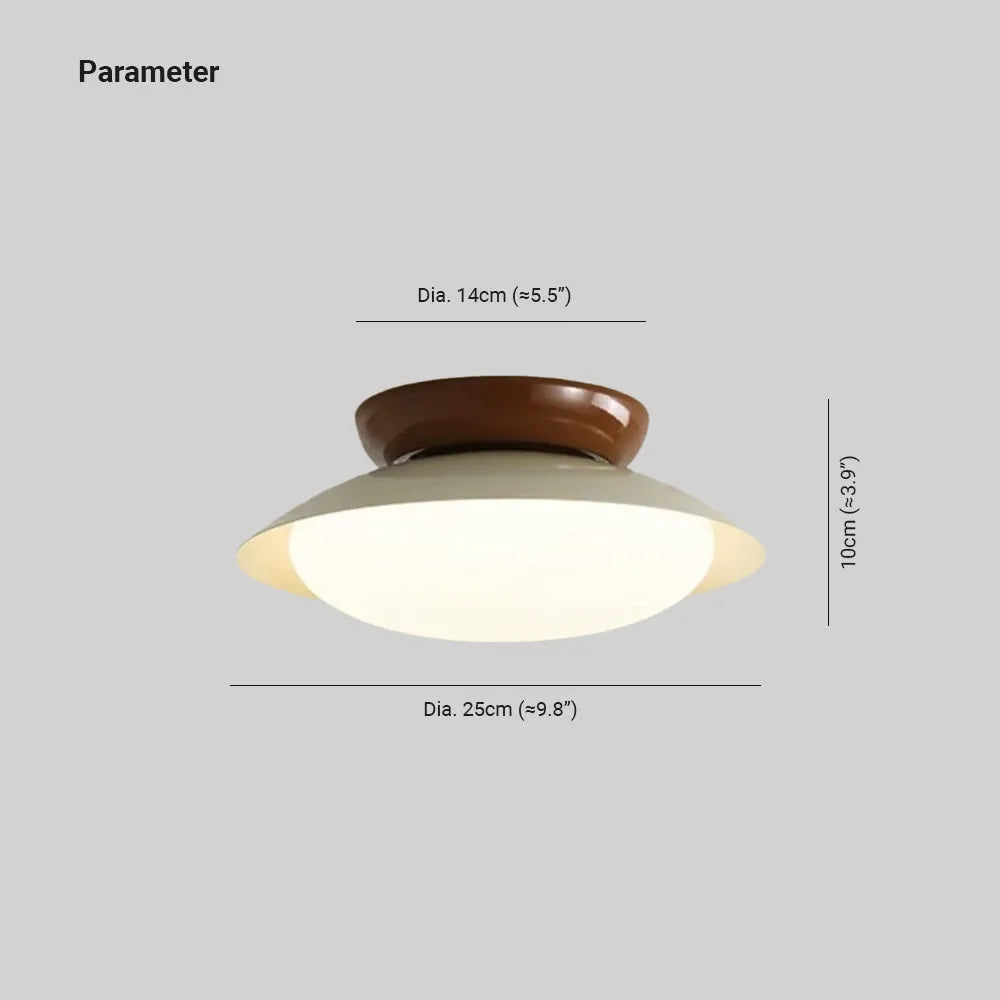 Aria Lampada da Soffitto LED a Forma di Ciotola Vintage