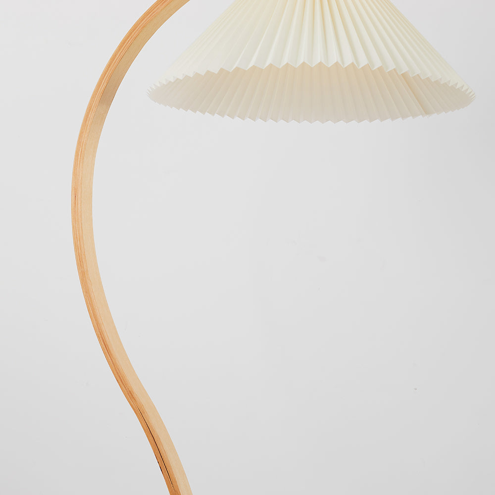 Muto Minimalista LED Lampada da Terra Metallo Legno Arco Soggiorno/Camera da Letto