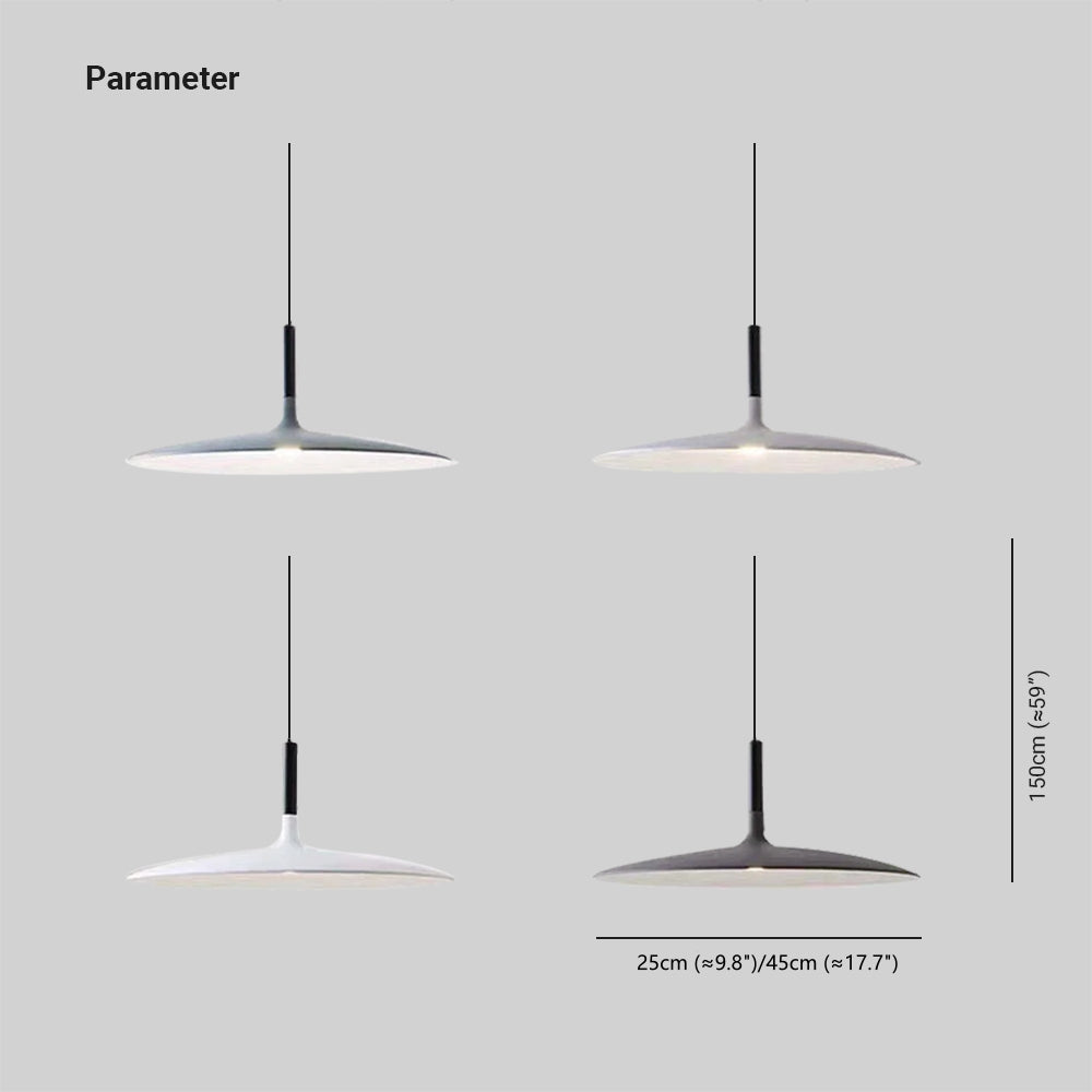 Arisha Moderni LED Lampade a Sospensione Tegame Industriale
