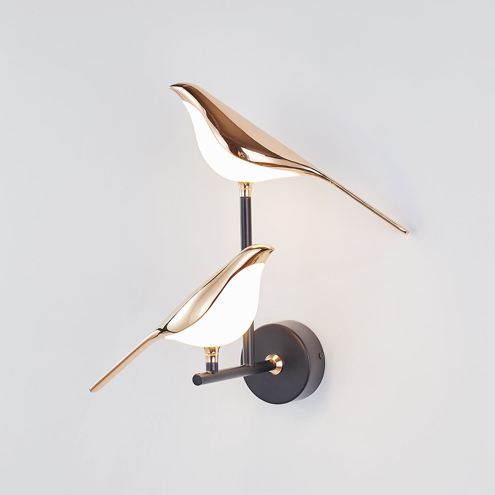 Arisha Design LED Applique Speciale Metallo Acrilico Oro Uccello Soggiorno/Camera da Letto/Ristorante/Studio