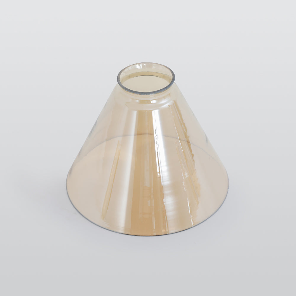 Arisha Industriale LED Lampada a Sospensione Vetro Chiaro/Ambra/Grigio Fumo