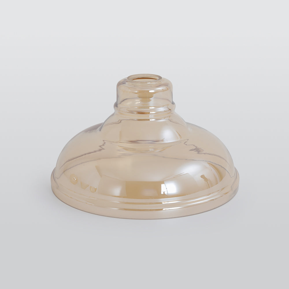 Arisha Industriale LED Lampada a Sospensione Vetro Chiaro/Ambra/Grigio Fumo