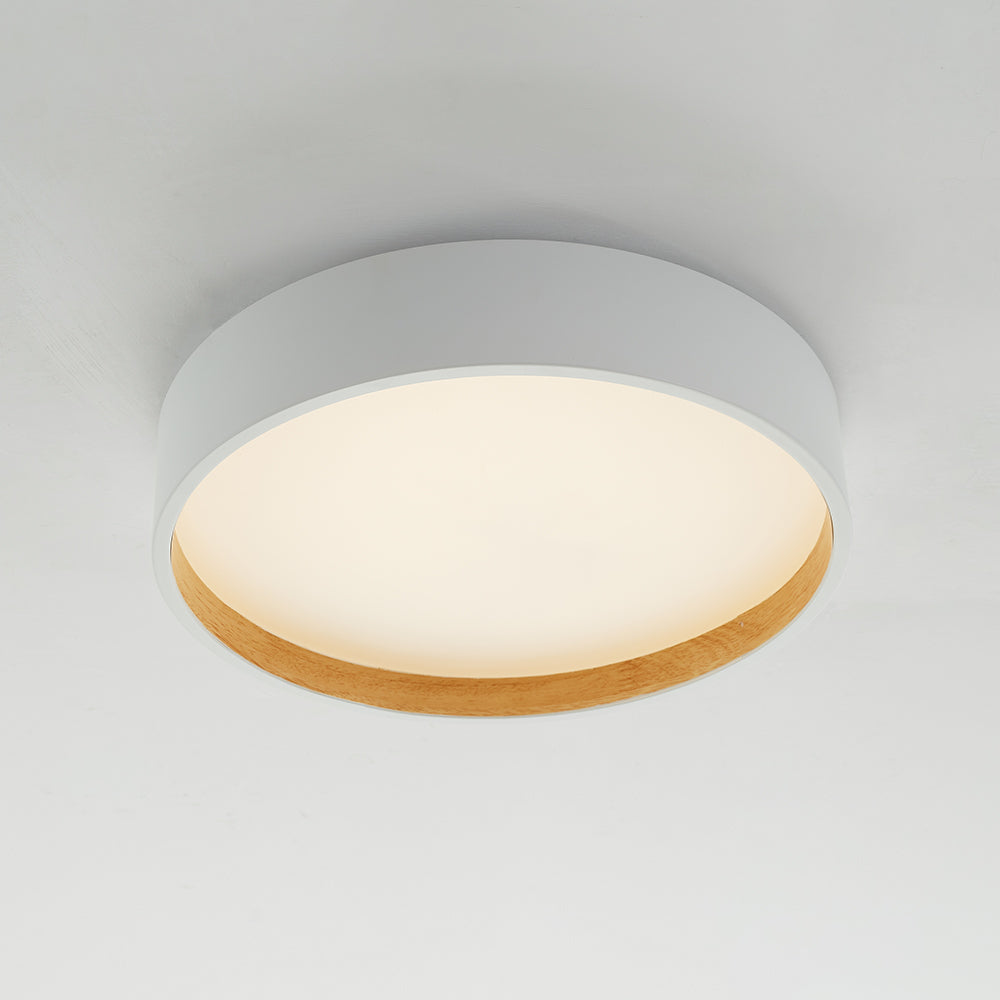 Arisha Moderne LED Plafoniere Metallo Bianca/Grigia/Nera Rotonda