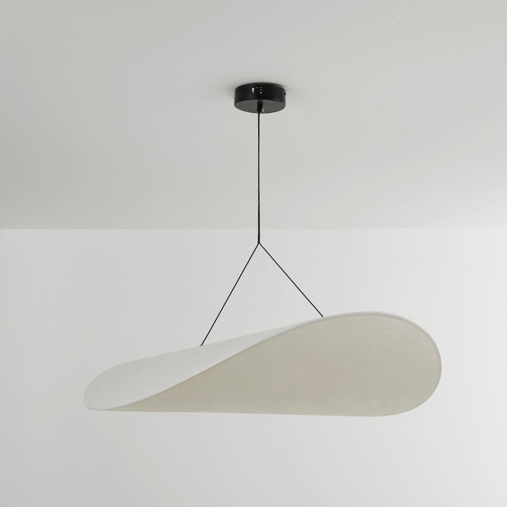 Ritta Lampada a Sospensione Metallo/ Seta Bianco Soggiorno/Sala/Galleria d'Arte Vintage Arte Deco