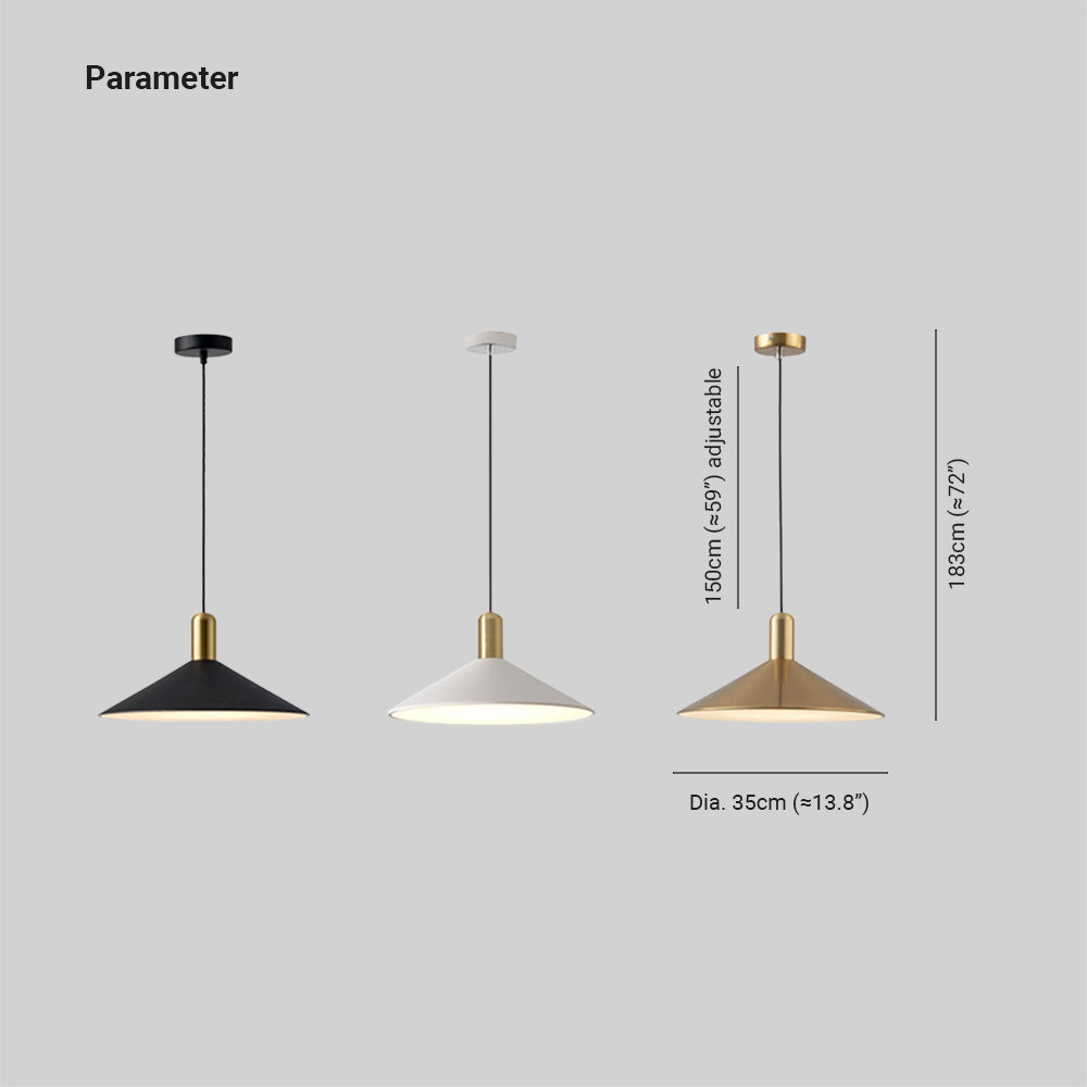 Arisha Vintage LED Lampada a Sospensione Metallo/Acrilico Bianco\Nero\Oro Soggiorno/Camera da Letto