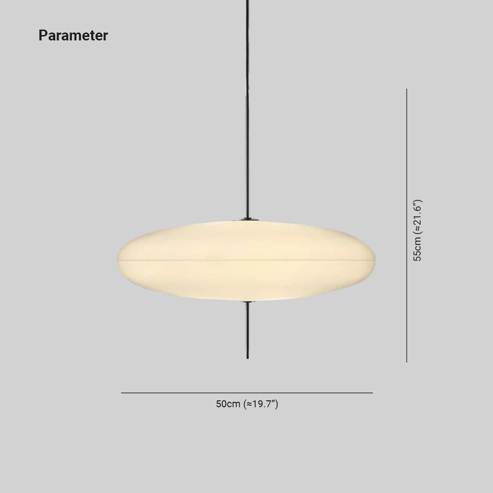 Ritta Nordico LED Moderna Lampada a Sospensione Ovale Singola