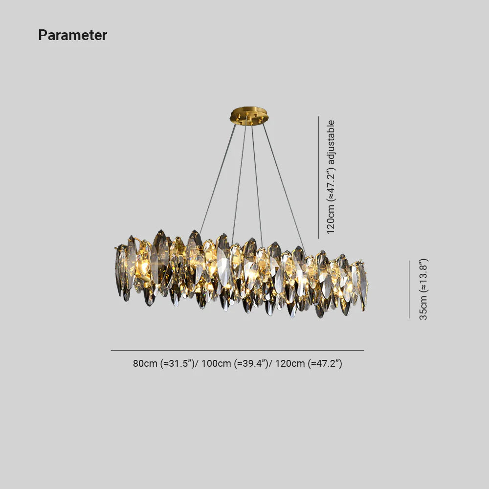 Kristy Moderne LED Lampade a Sospensione Nero/Oro Metallo Oro Annulare Soggiorno/Camera da Letto