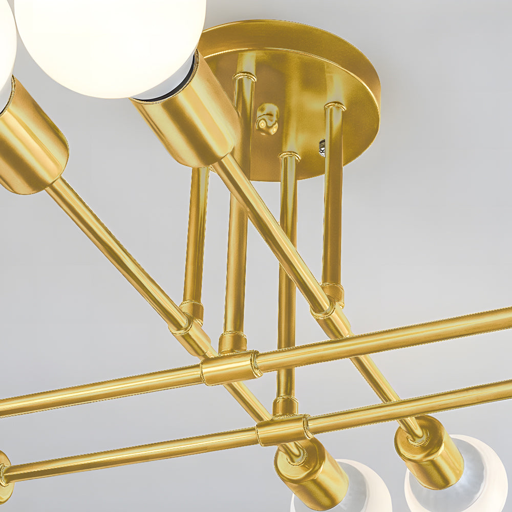 Valentina Moderno Minimalismo LED Lampade a Sospensione Metallo Oro Nero Soggiorno/Camera da Letto