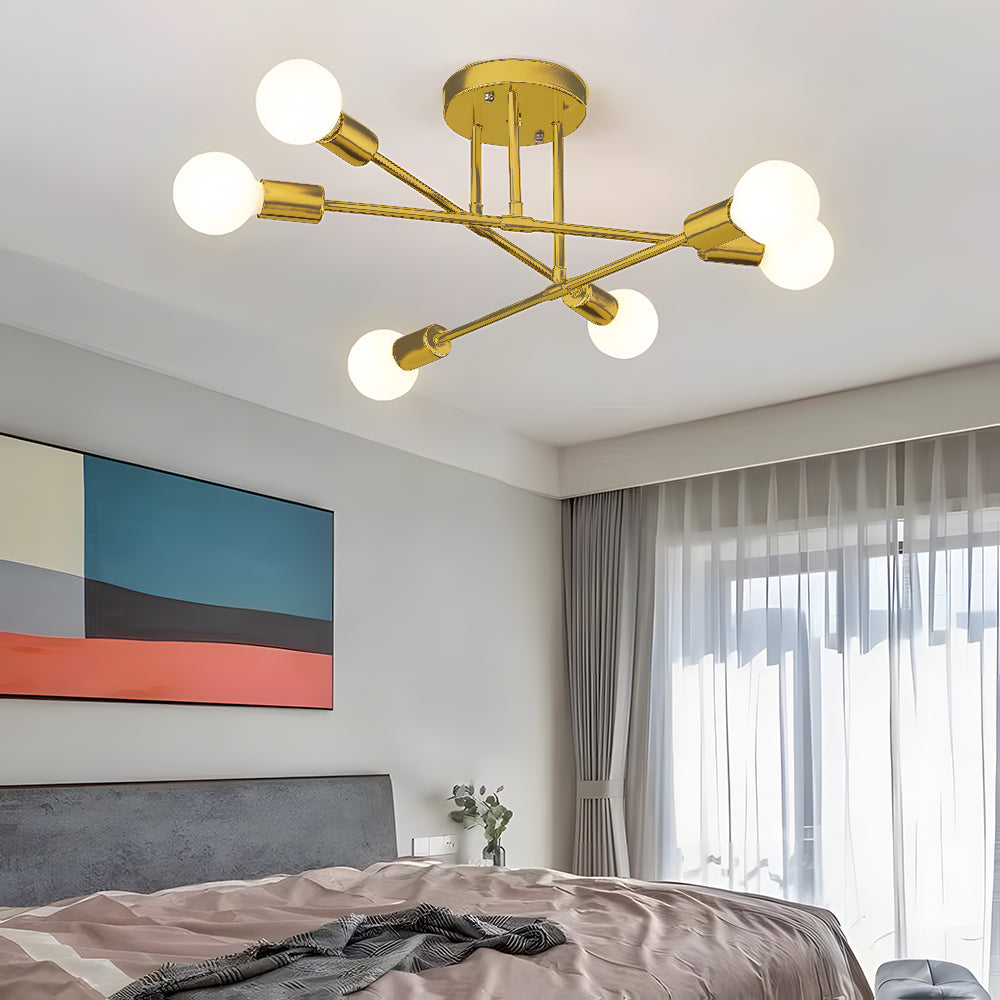 Valentina Moderno Minimalismo LED Lampade a Sospensione Metallo Oro Nero Soggiorno/Camera da Letto
