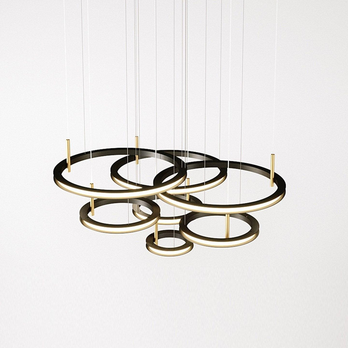 Aurora Chandelier Ring Layered Minimalist - Blowlighting