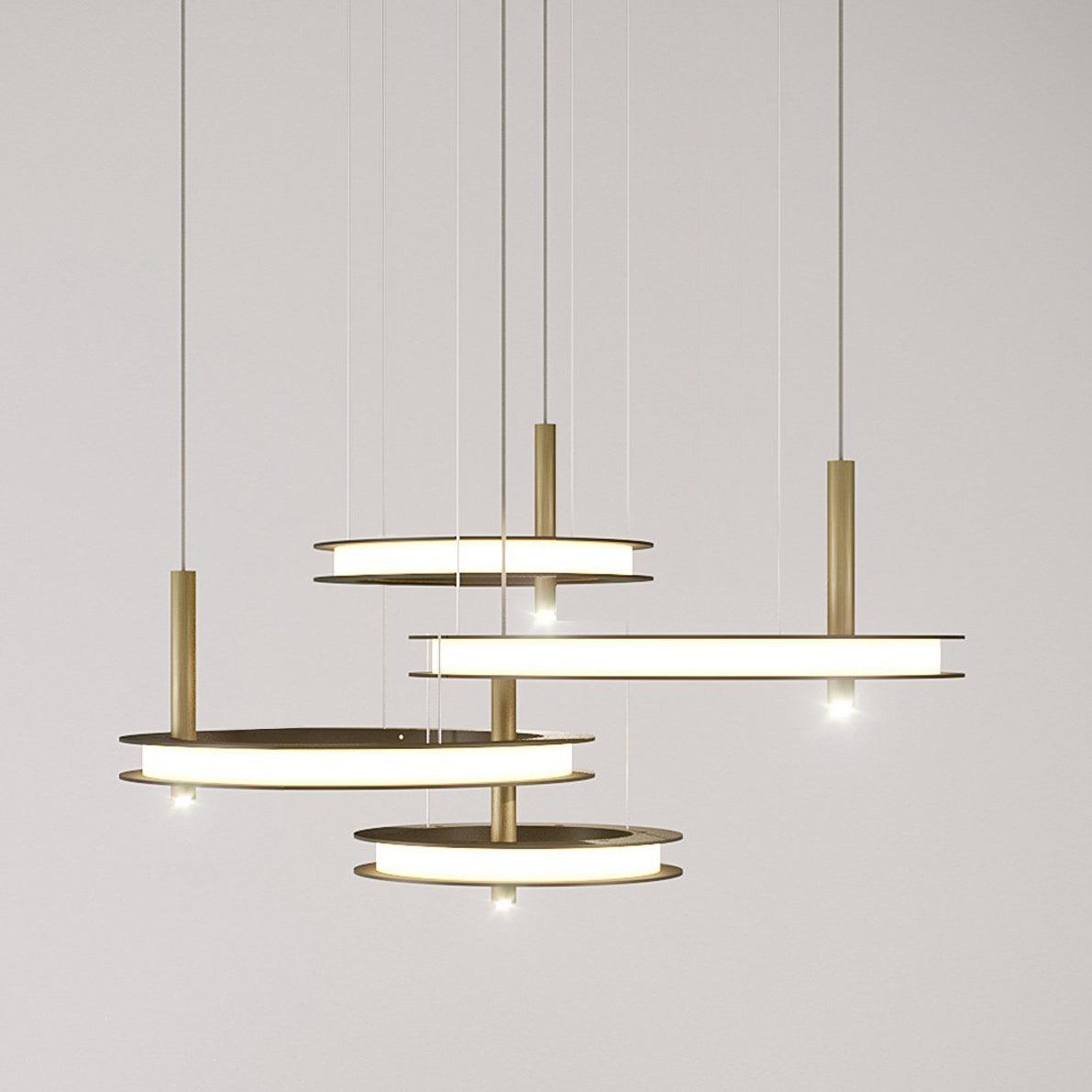 Aurora Chandelier Ring Layered Minimalist - Blowlighting