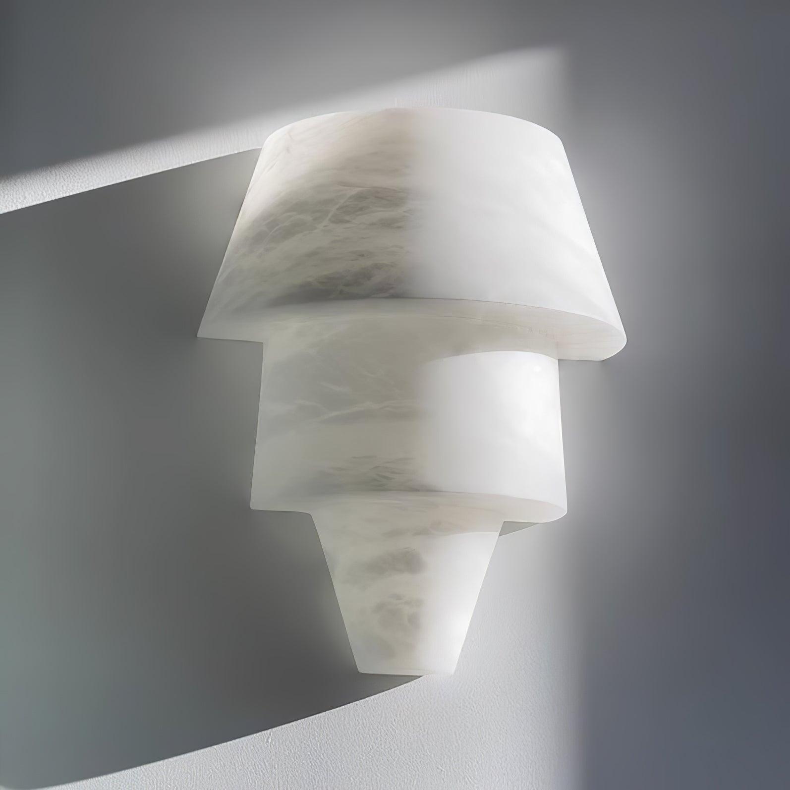 Vyloren Tiered Alabaster Wall Light - Neutralighting