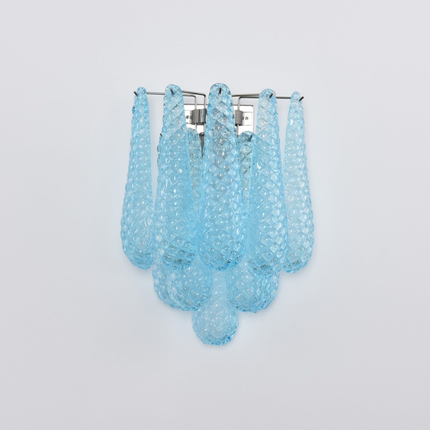 Aurora Wall Lamp Pink Teardrop Glass Floral Artistic - Neutralighting