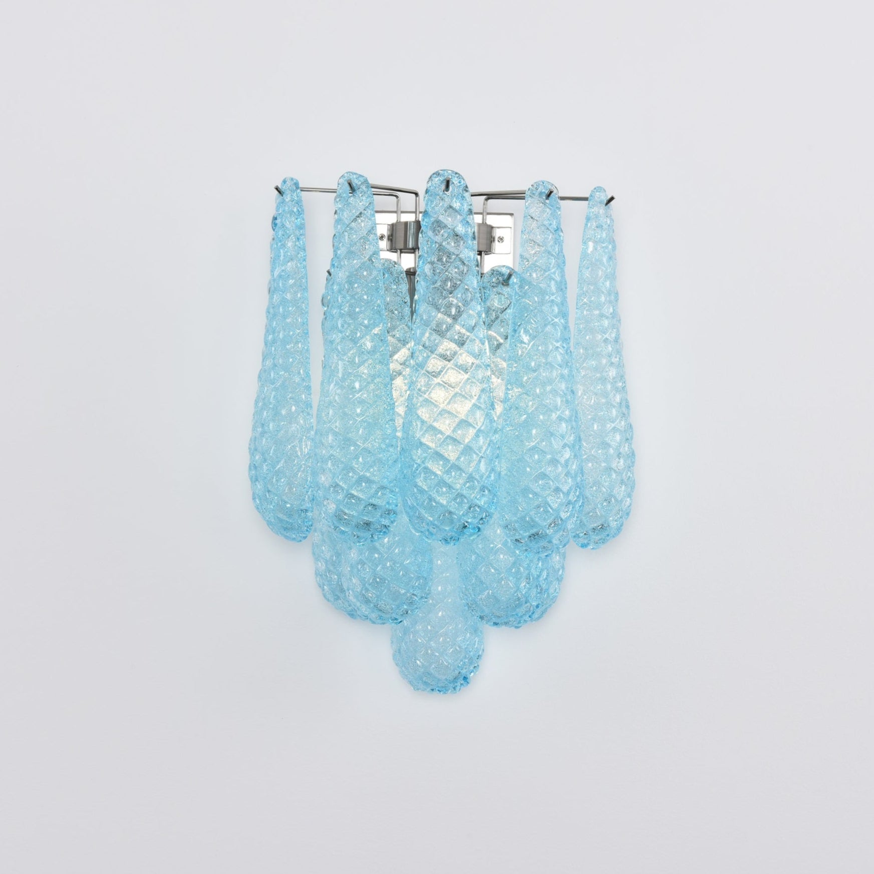 Aurora Wall Lamp Pink Teardrop Glass Floral Artistic - Neutralighting