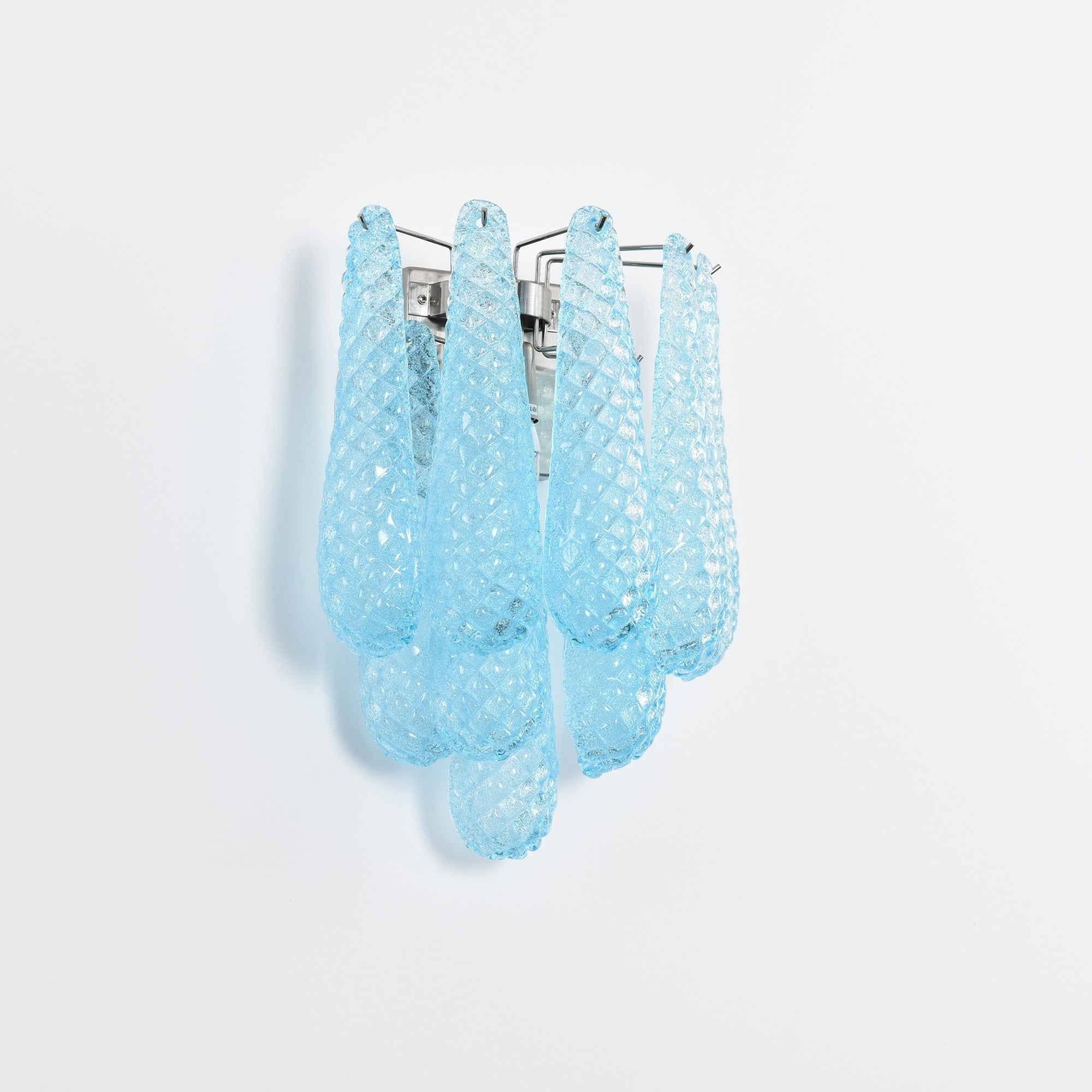 Aurora Wall Lamp Pink Teardrop Glass Floral Artistic - Neutralighting