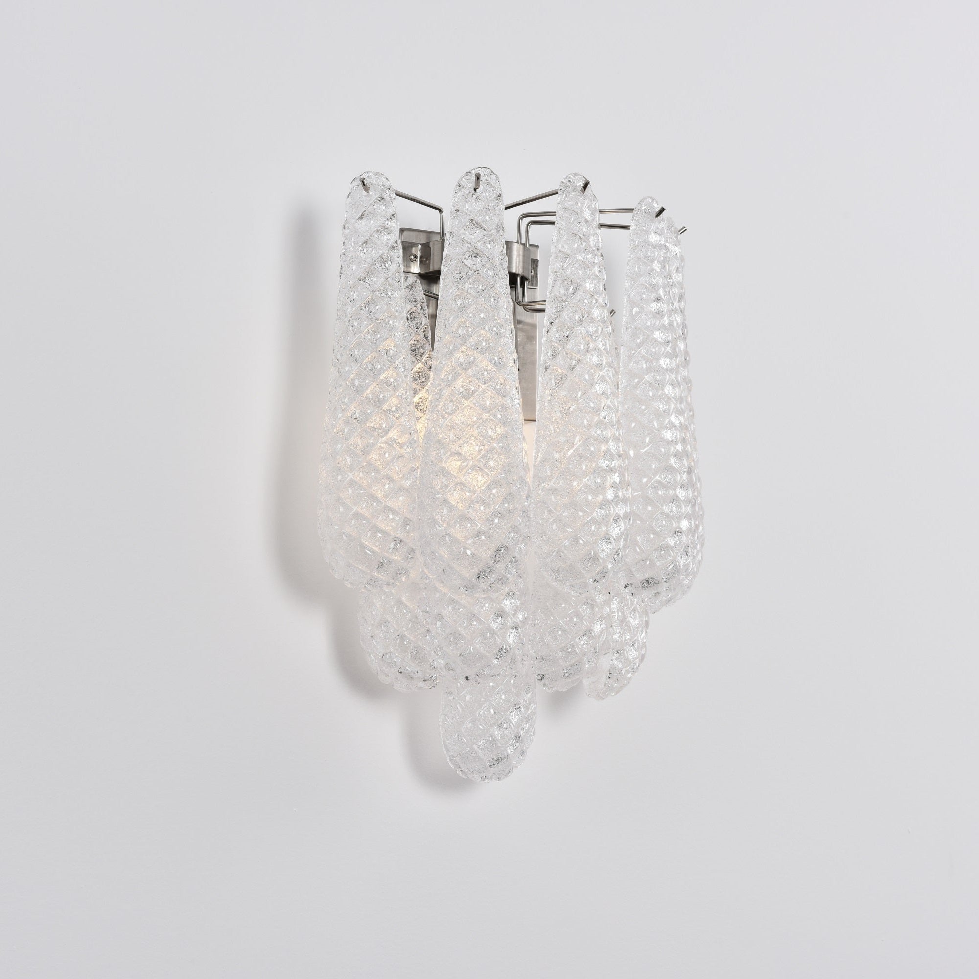 Aurora Wall Lamp Pink Teardrop Glass Floral Artistic - Neutralighting