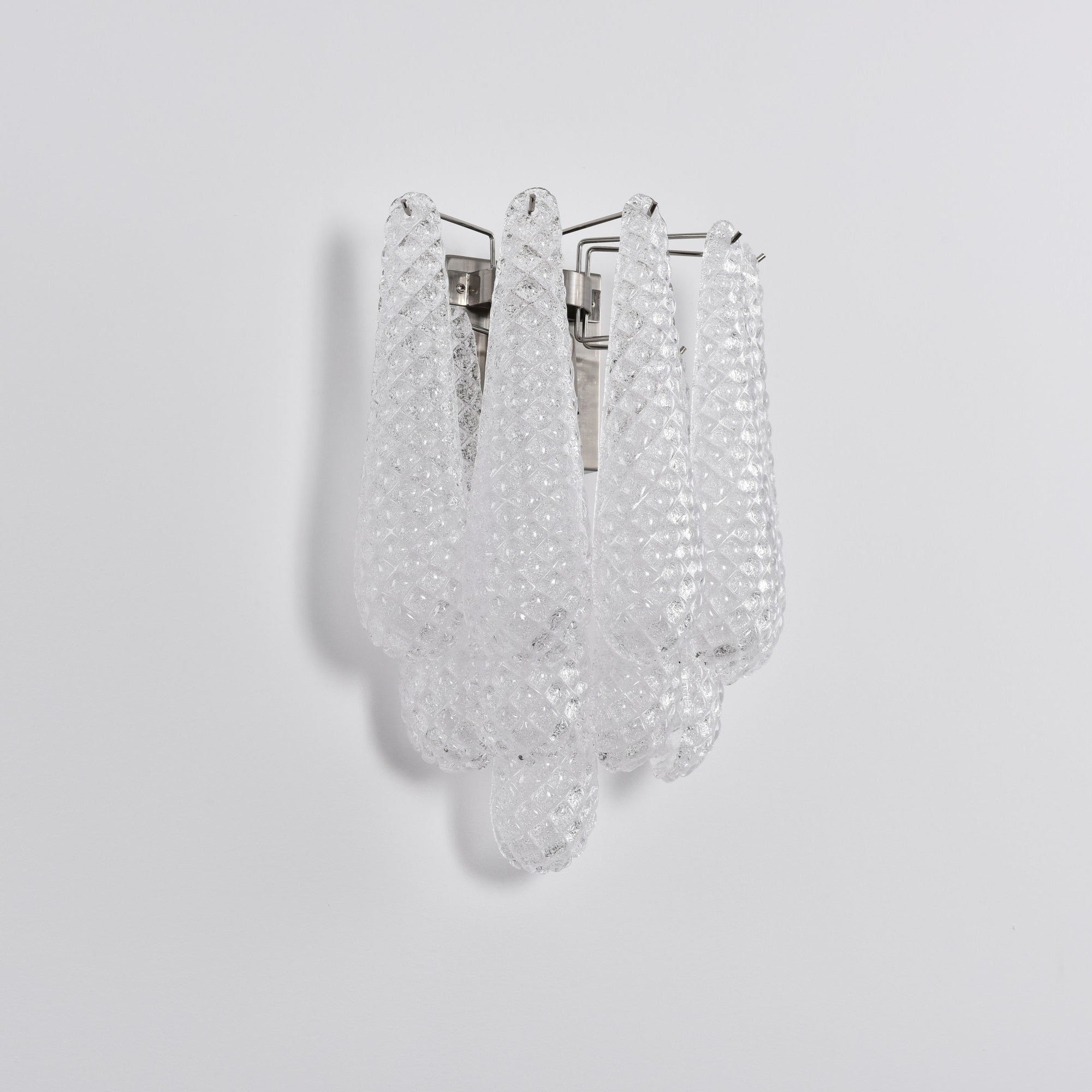 Aurora Wall Lamp Pink Teardrop Glass Floral Artistic - Neutralighting