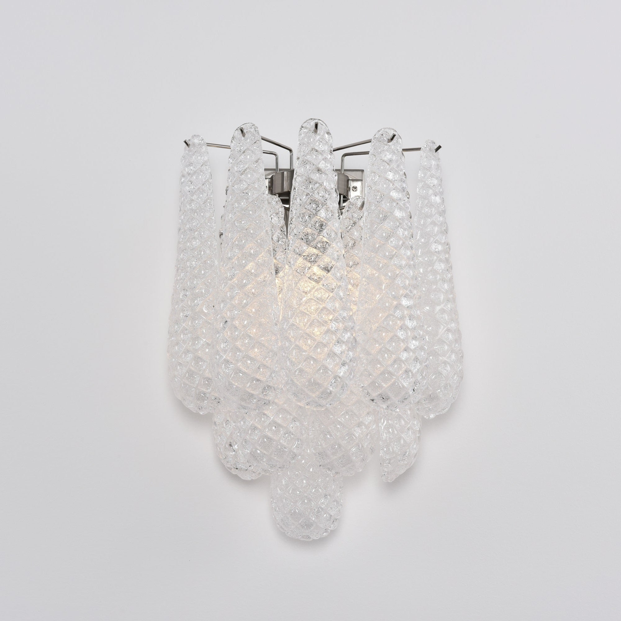 Aurora Wall Lamp Pink Teardrop Glass Floral Artistic - Neutralighting