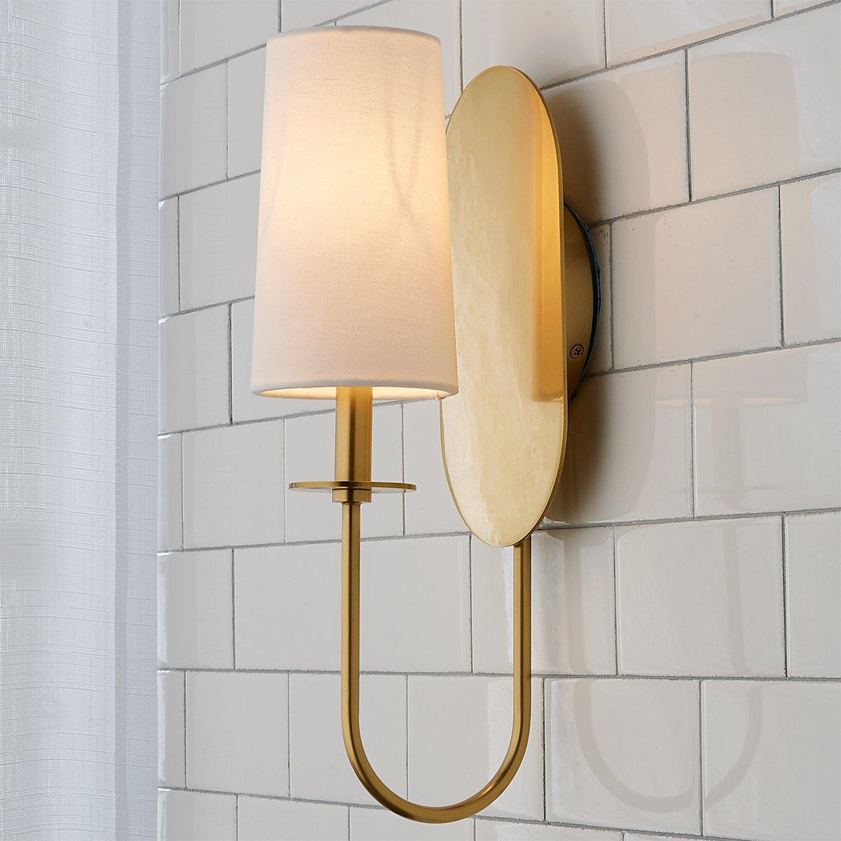 Voloraris Premium Elegance Brass Fabric Wall Lamp - Lamp Copper