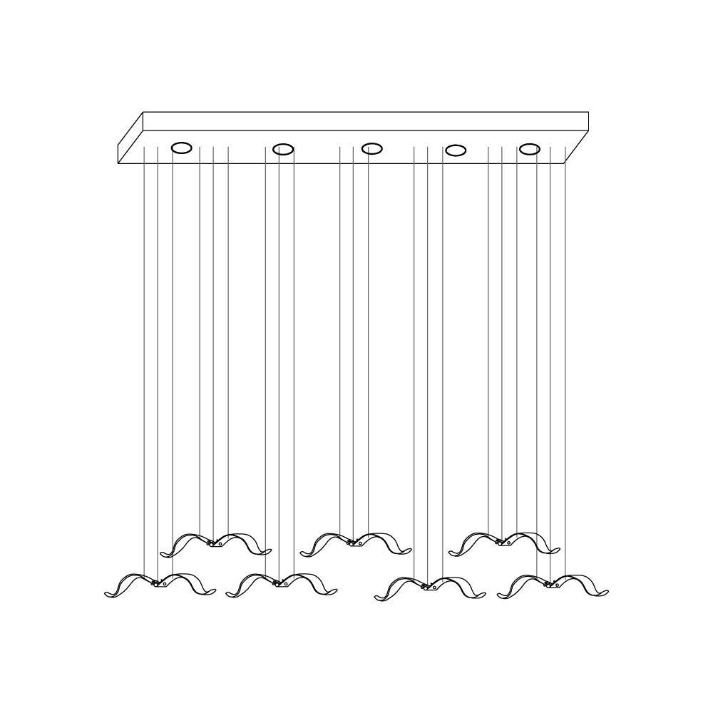 Acariel Luxury Large Seagull Glass Chandelier - Letslighting