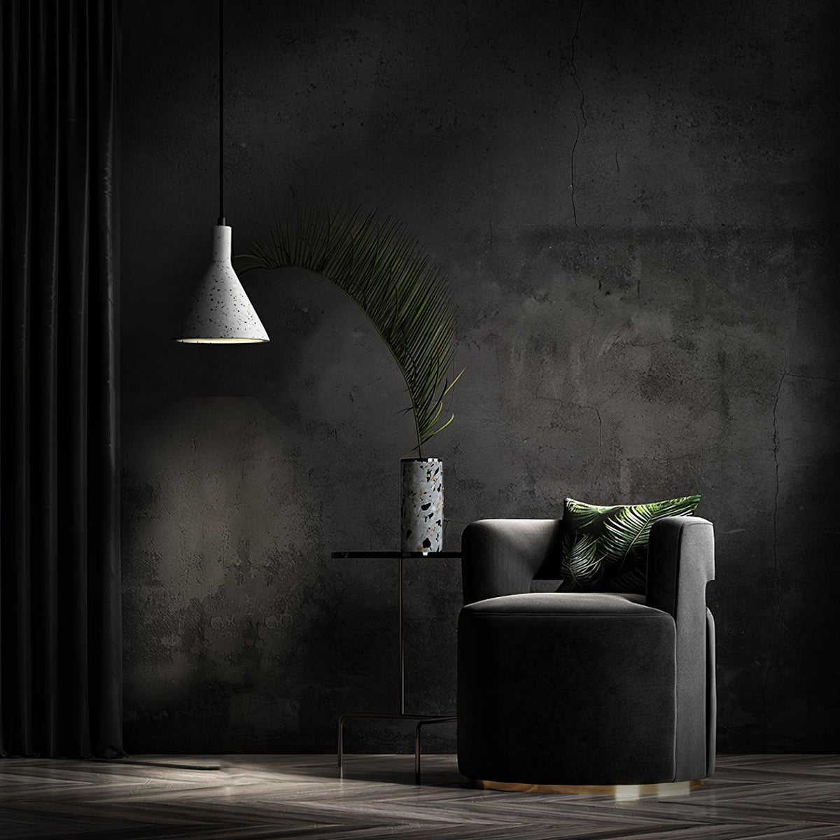 Aurshaor Minimalist Cement Pendant Light - Neutralighting