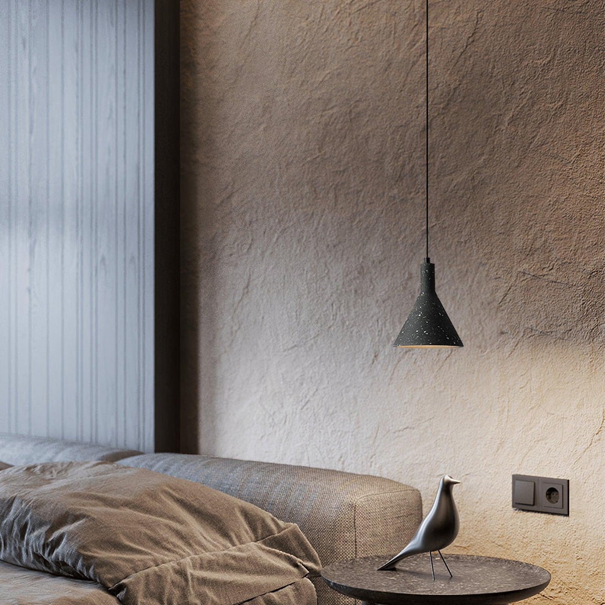 Aurshaor Minimalist Cement Pendant Light - Neutralighting