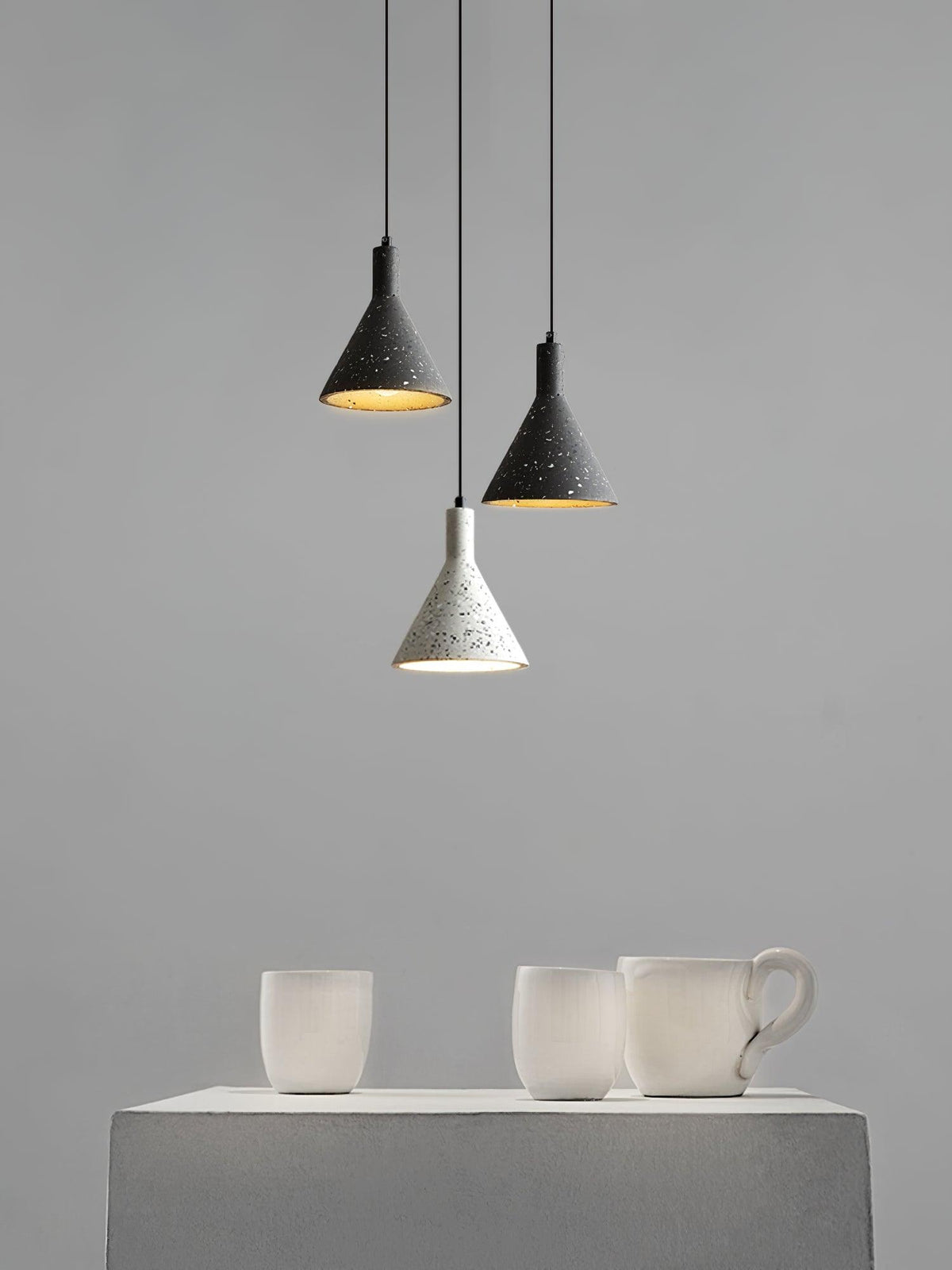 Aurshaor Minimalist Cement Pendant Light - Neutralighting
