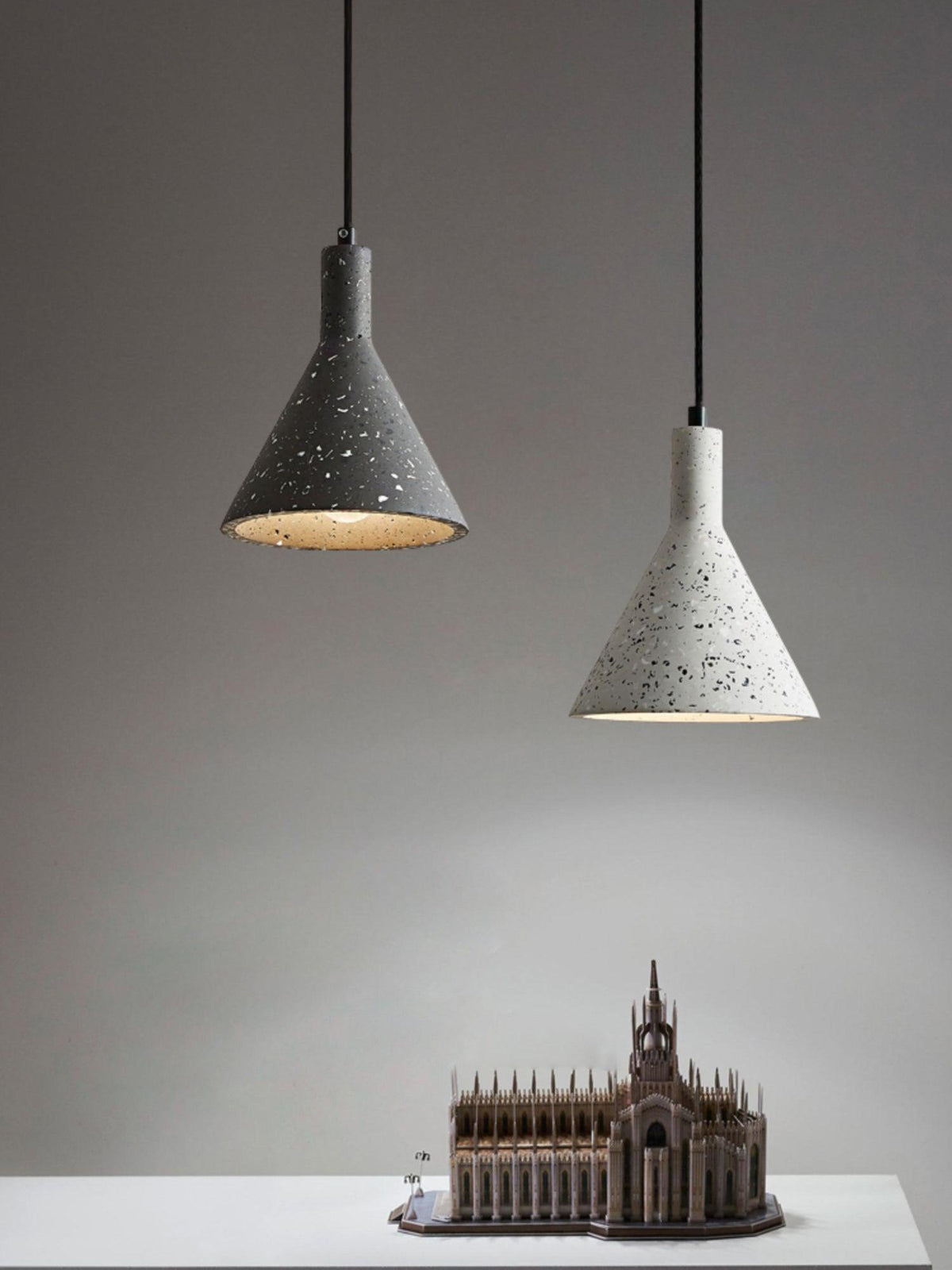Aurshaor Minimalist Cement Pendant Light - Neutralighting