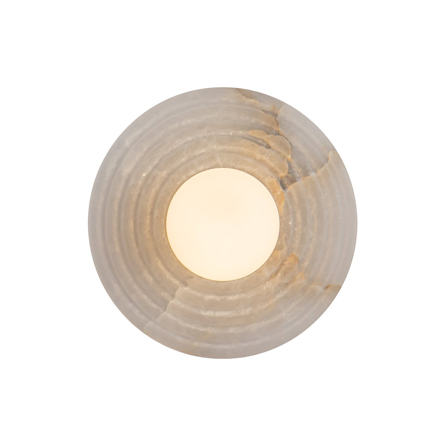 Syraean Modern Minimalist Alabaster Glass Wall Lamp - Lamp Copper
