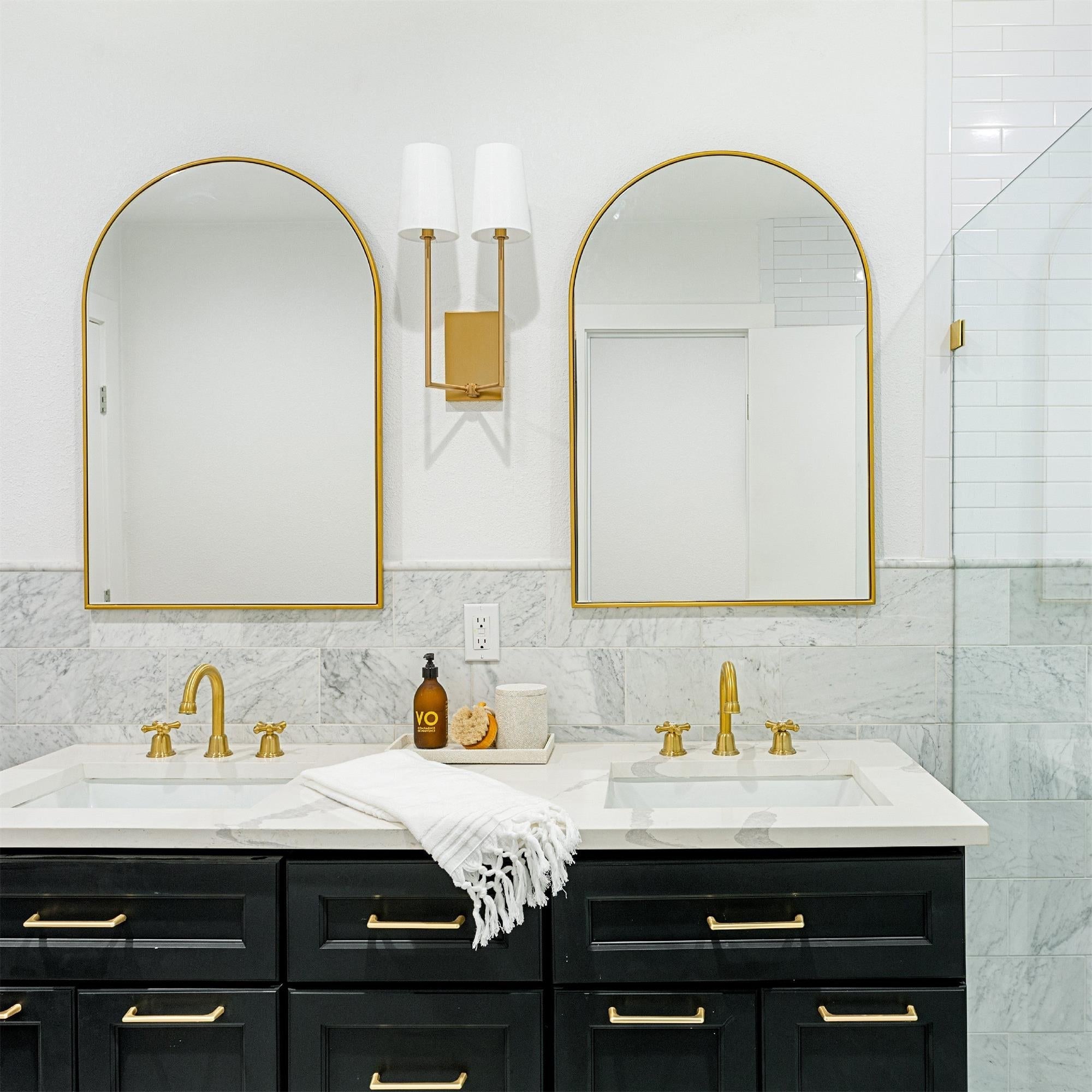 Sytheir Vintage Art Brass Fabric Wall Lamp - Lamp Copper