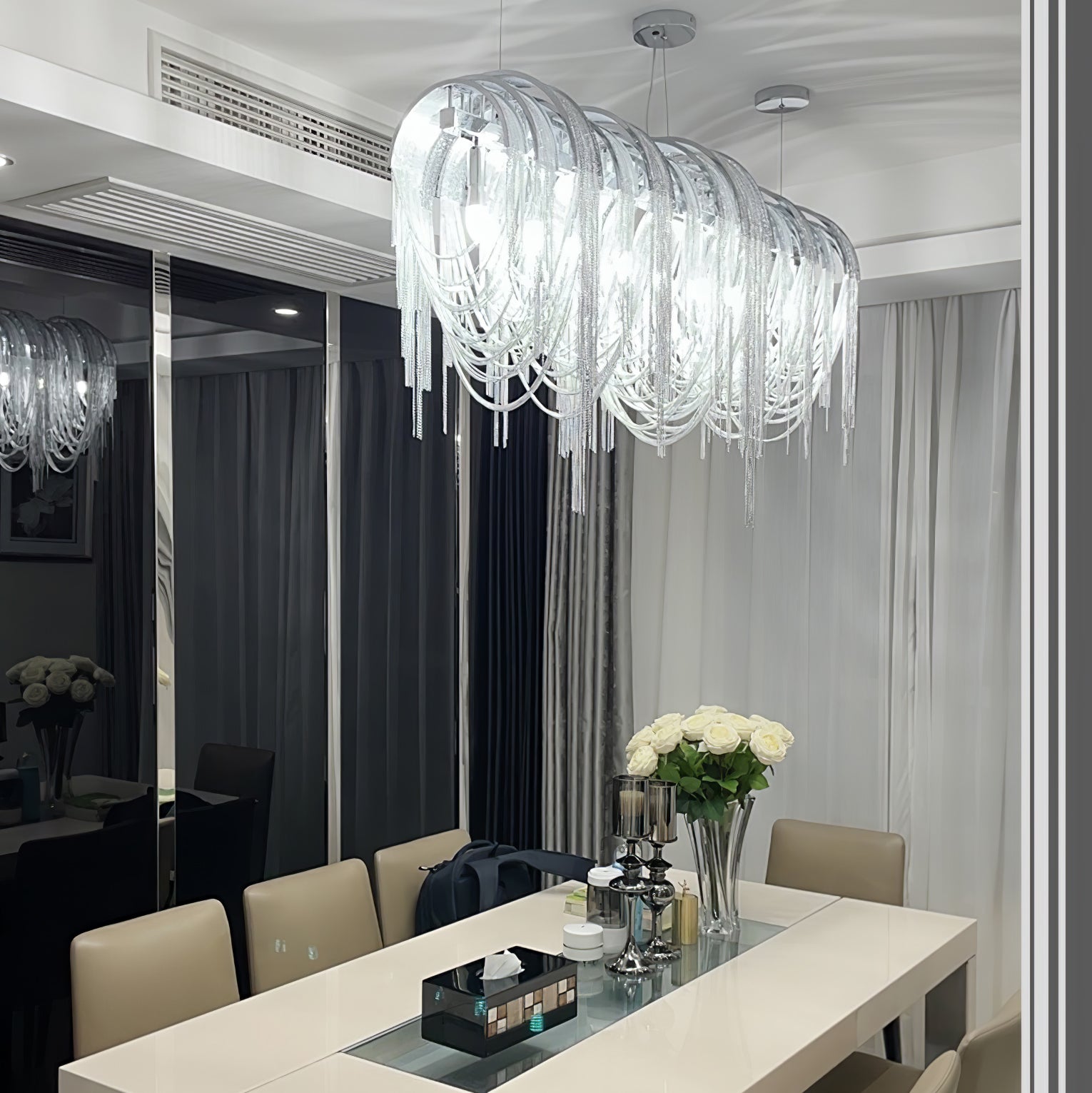 Length Chains Chandelier - Blowlighting