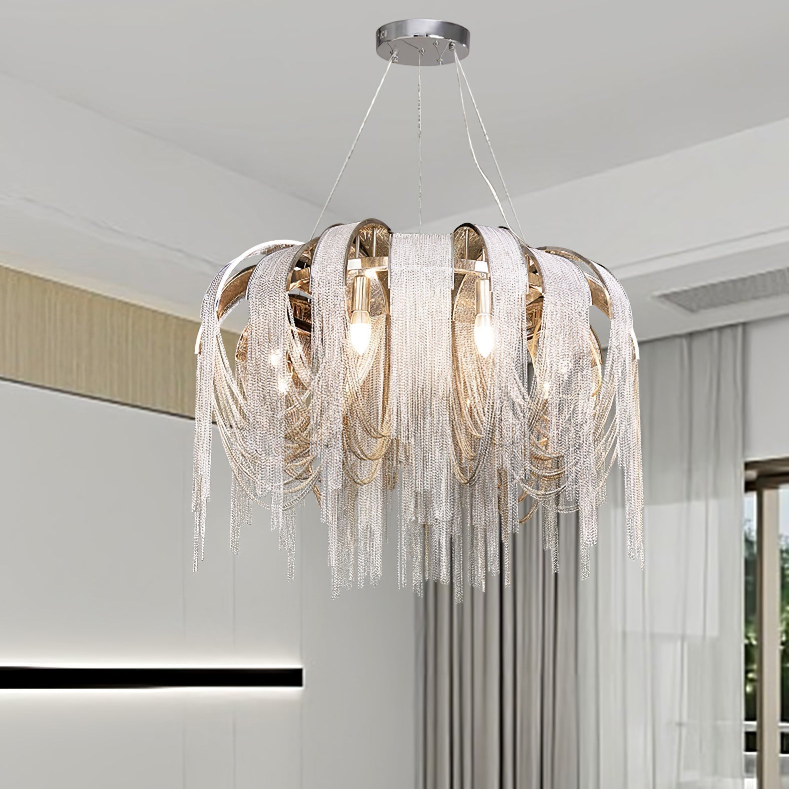 Length Chains Chandelier - Blowlighting