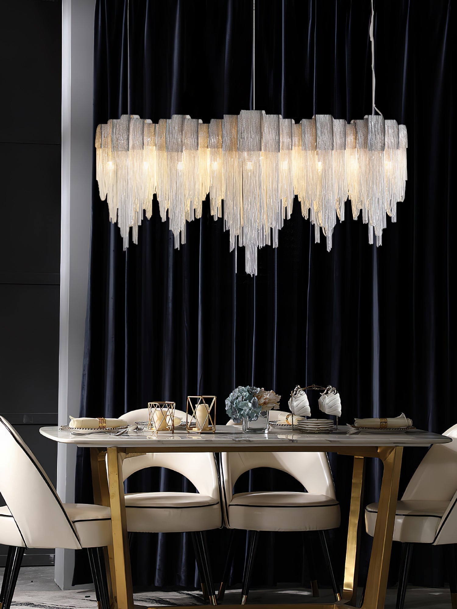 Length Chains Chandelier - Blowlighting