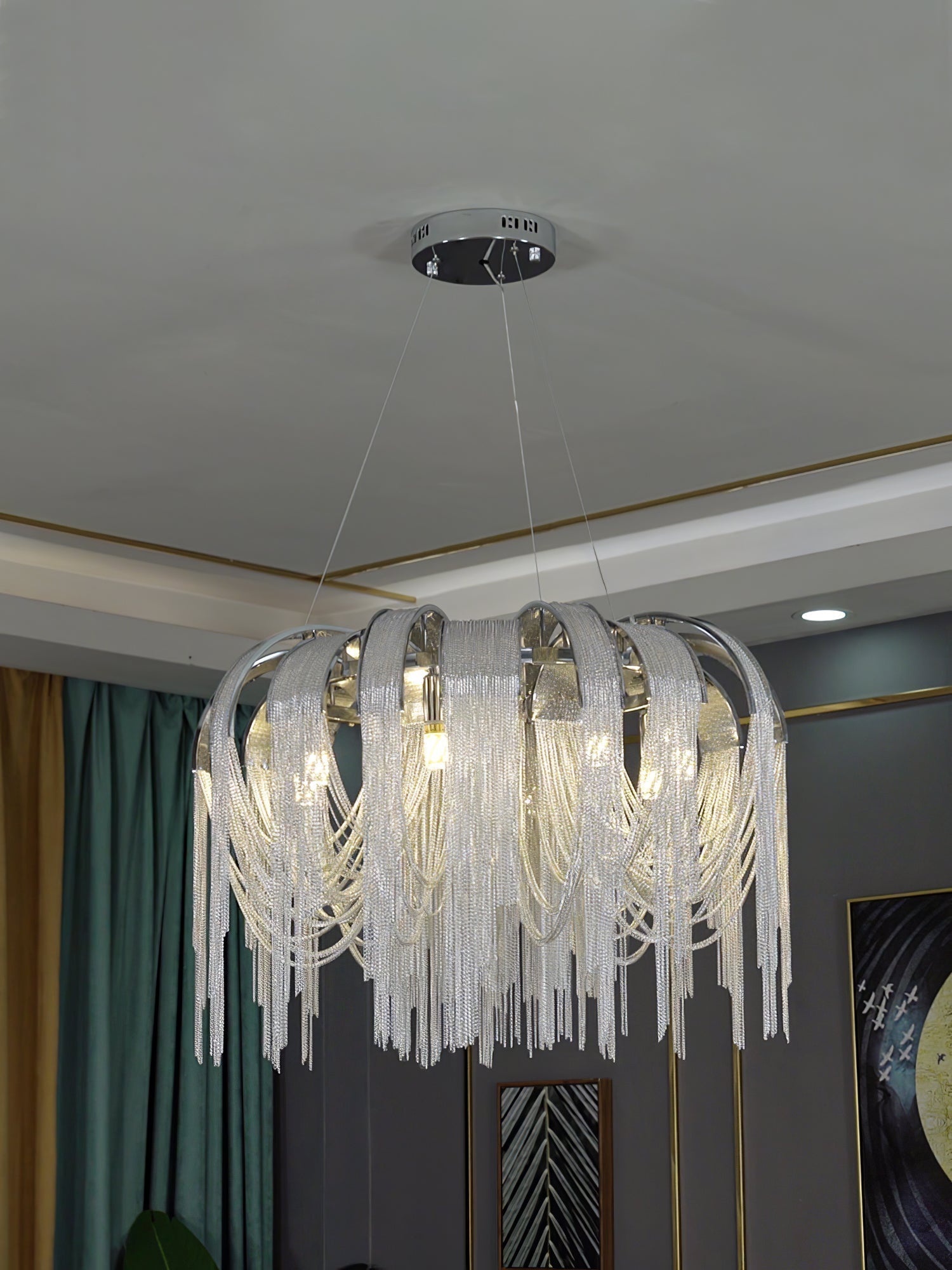 Length Chains Chandelier - Blowlighting